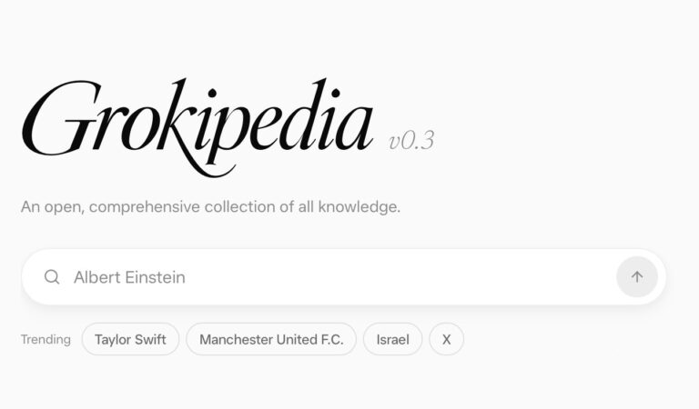 Grokipedia se refait une beauté avec sa version zéro virgule trois